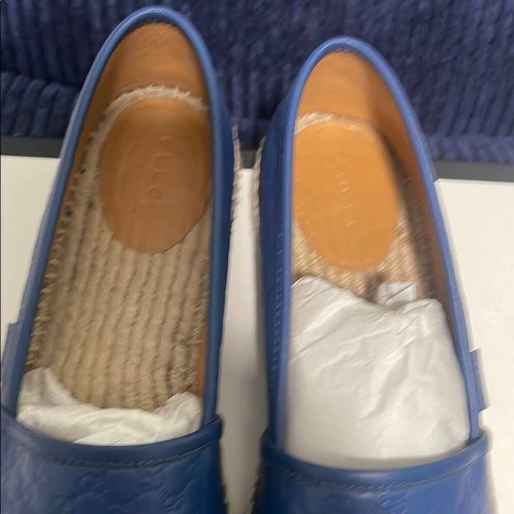 Gucci Blue Espadrille Shoes for Women - Picture 5 of 9